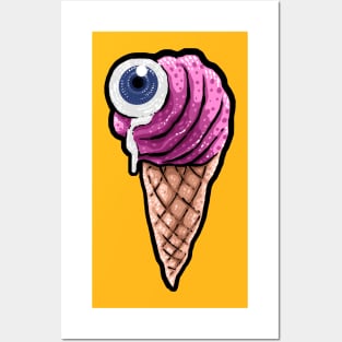 Ice Cream Eye Posters and Art